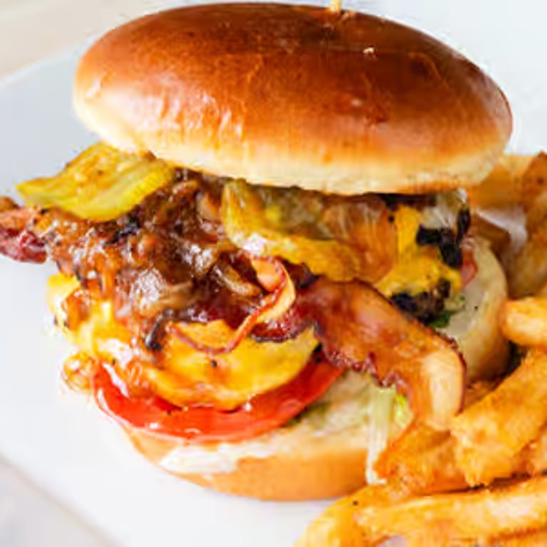 Indulge in Our Cheeseburger